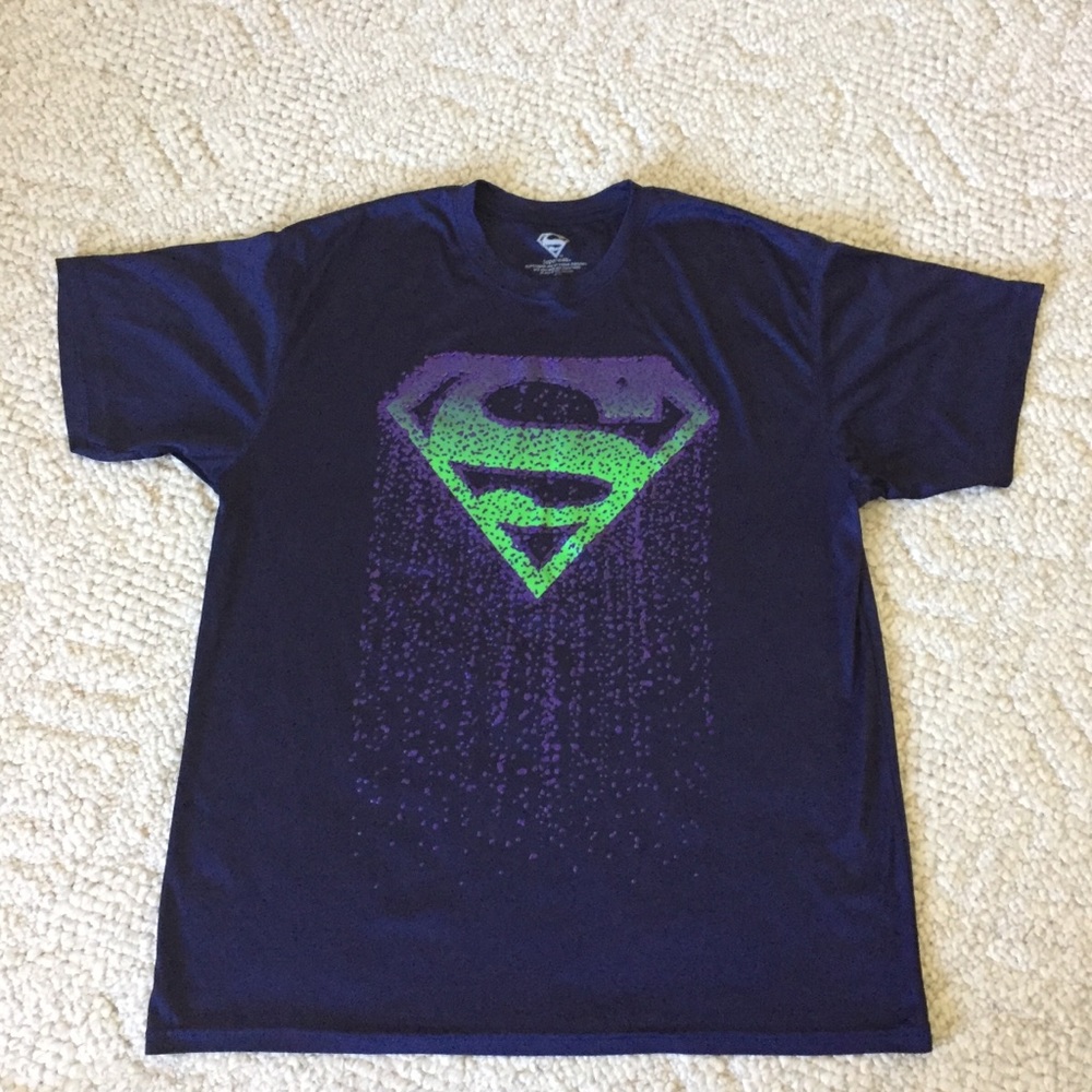Men’s Superman Silky T-shirt L